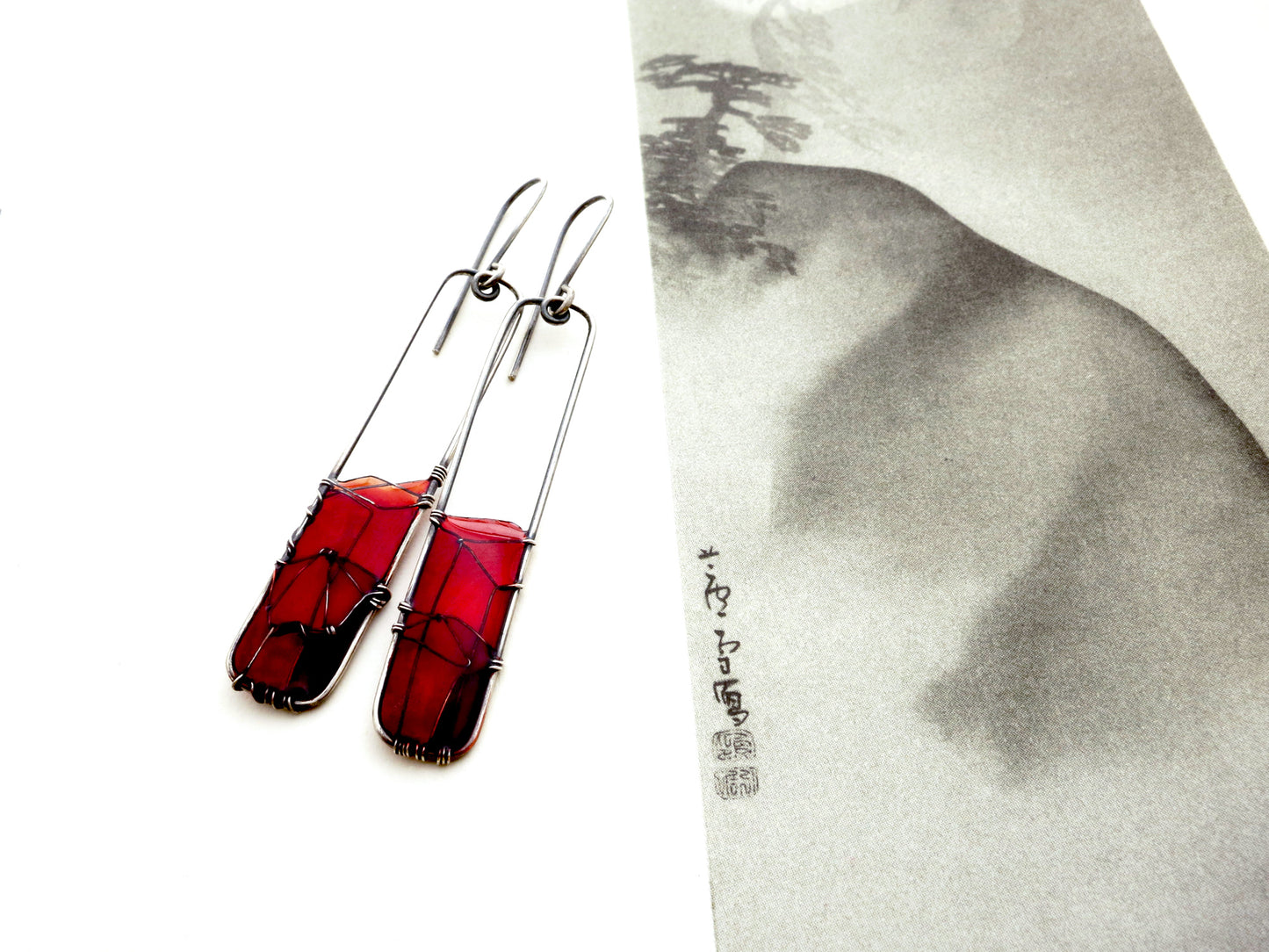 Red City Earrings
