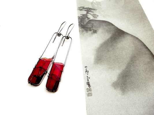 Red City Earrings