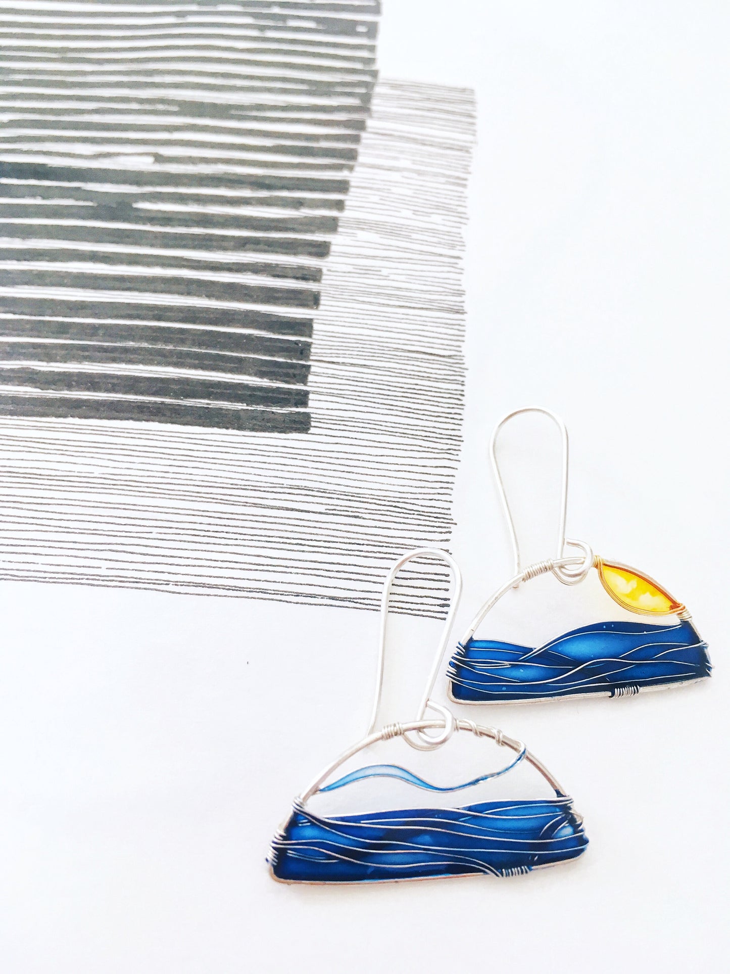Calm Sea Earrings