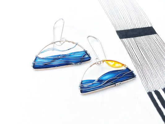 Calm Sea Earrings